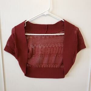 Short sleeve wool coat, for women